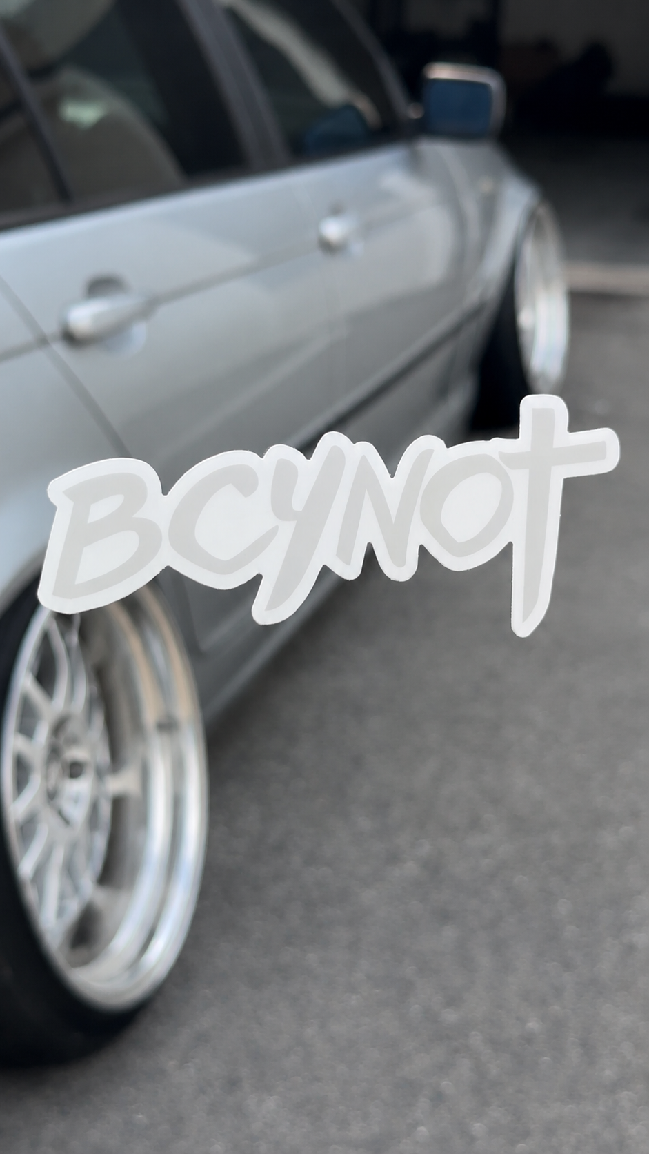 BCYNOT Logo Sticker