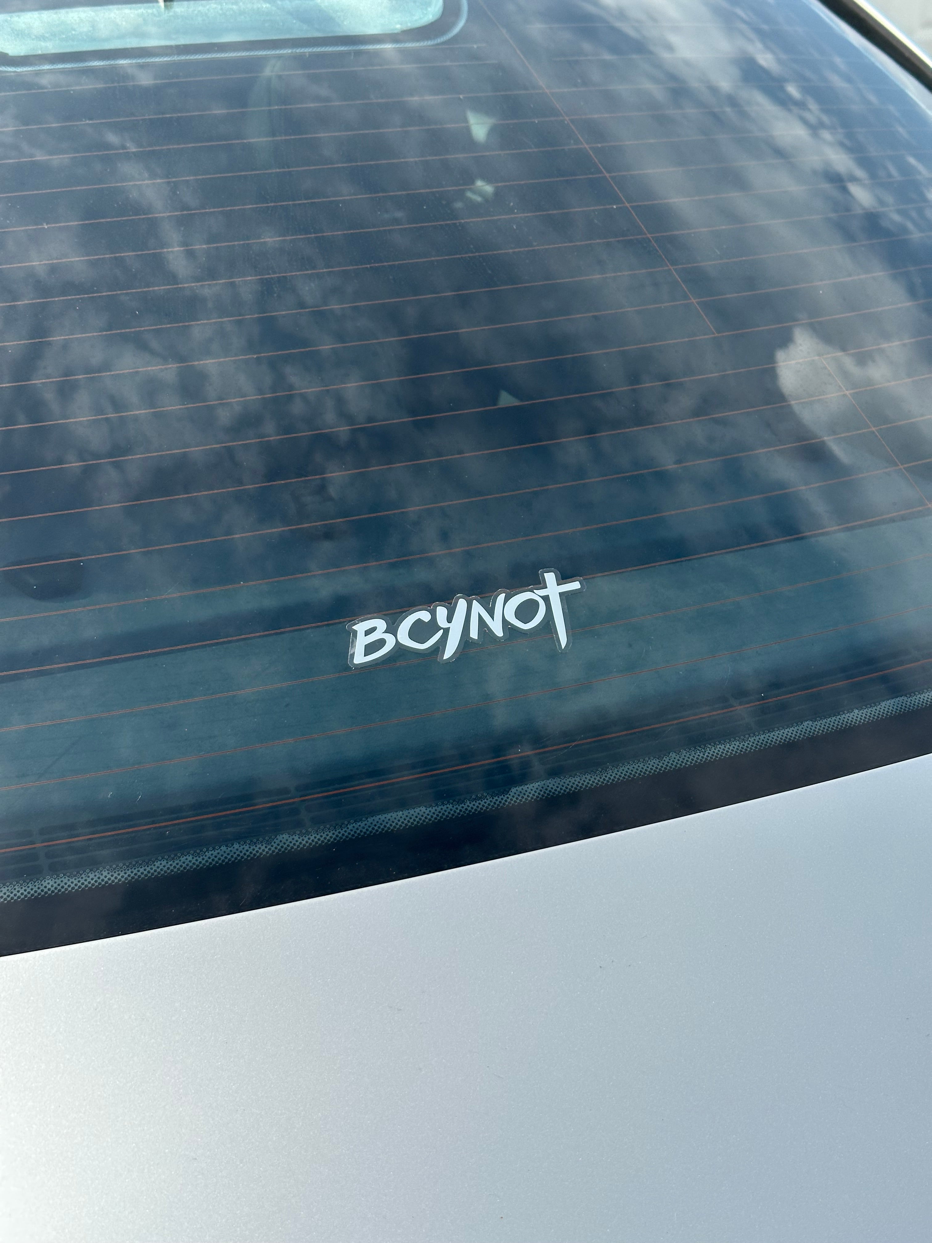 BCYNOT Logo Sticker