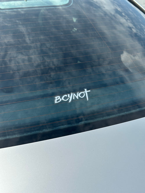 BCYNOT Logo Sticker