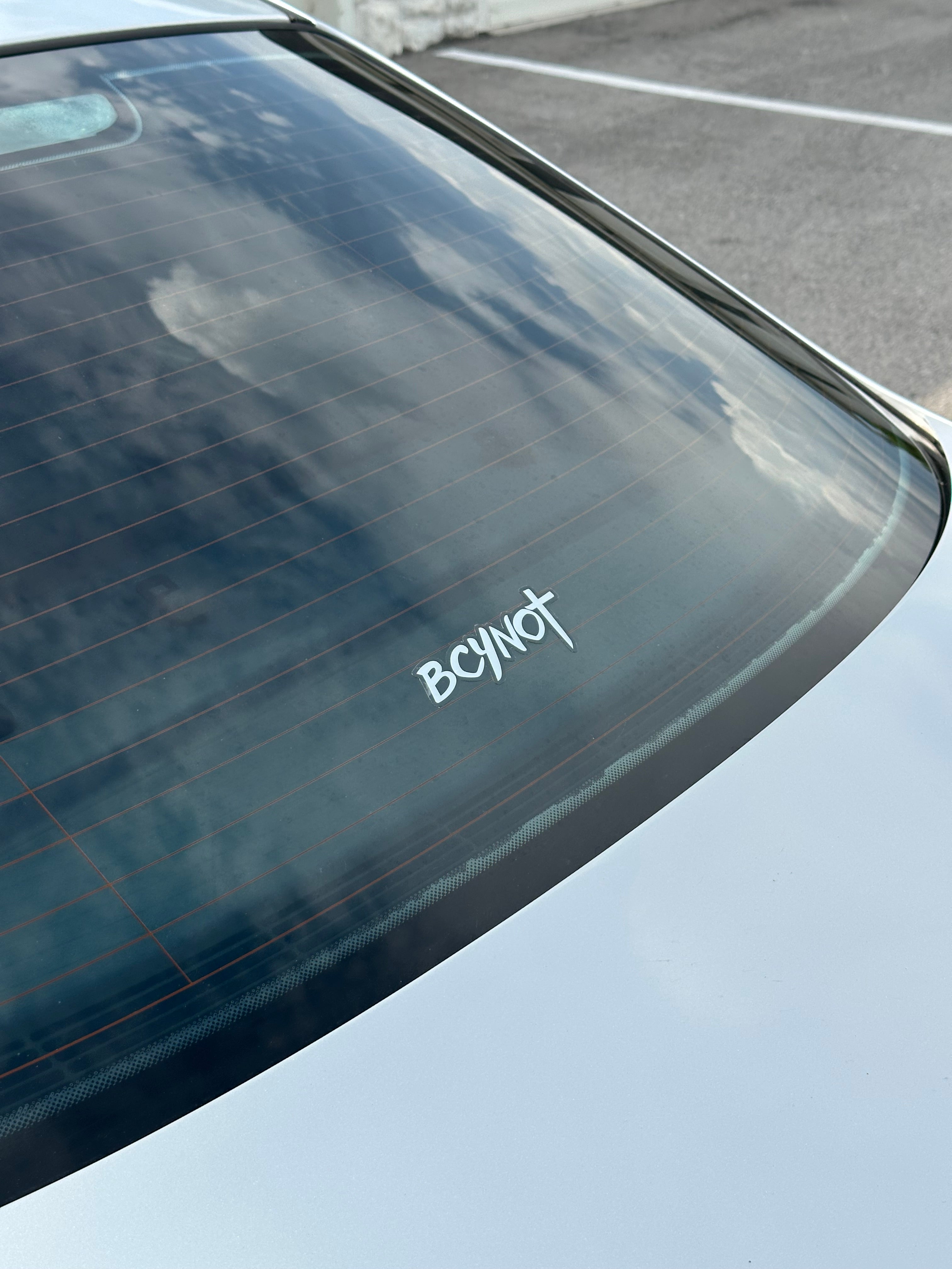 BCYNOT Logo Sticker